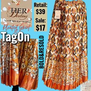 Her Destiny Pleated Skirt